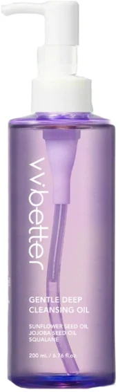 VV Better, Gentle, Deep Cleansing, Cleansing Oil, For Face, 200 ml