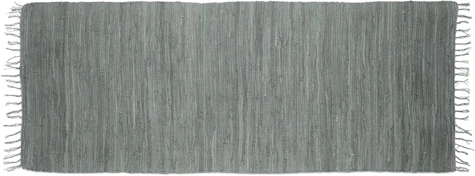Relaxdays 100% medvilninis vienspalvis patchwork stiliaus kilimas su kutais