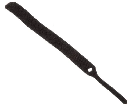 Rinkinys Label The Cable Basic Velcro Tie Set Of 10, juoda
