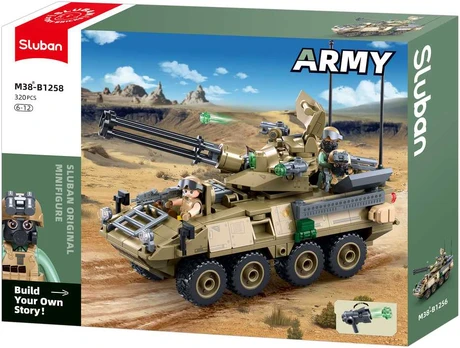 Sluban konstruktorius, Karinis šarvuotis Stryker ADS, 320 det.