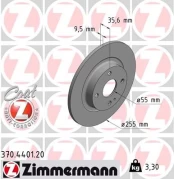 Stabdžių diskas ZIMMERMANN 370.4401.20 kaina