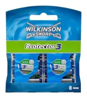 Wilkinson Sword Wilkinson kardo keitimo ašmenys Protector 3, 1balení kaina