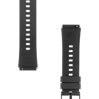 Tactical Quick Release Silicone Band 18mm Juodas