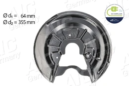 Apsauginis skydas, stabdžių diskas AIC 56168 kaina
