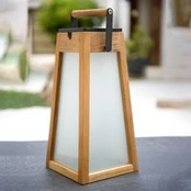 "Tecka" LED saulės žibintas, natūralus tikmedis, 39 cm
