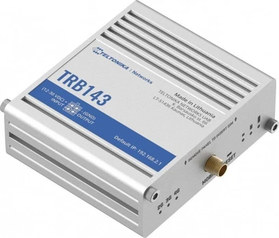 Maršrutizatorius Teltonika Bramka LTE TRB143 (Cat 4), 3G, 2G, M-BUS, 1xRJ-45