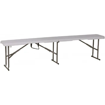 Saska Garden Suolas 183x28x43cm baltas