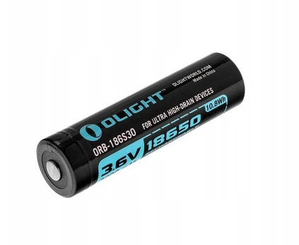 Ličio jonų akumuliatorius galingas 3,6v Olight 18650 3000 Mah Hdc