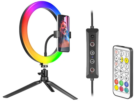 TRACER RING 26cm RGB mini tripod ring lamp