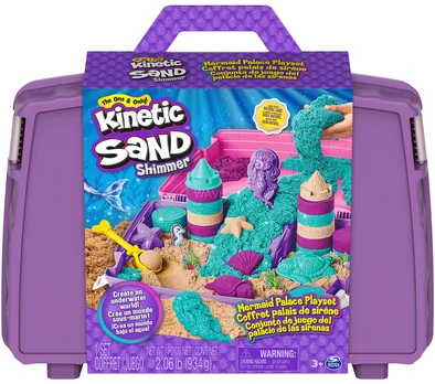 Spin Master Kinetic Sand - undinėlės lagaminas, žaidimų smėlis