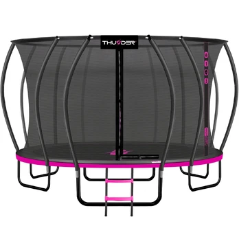Batutas Inside Ultra „Pink Thunder“ su apsauginiu tinklu – 490cm