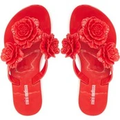 Šlepetės per pirštą Melissa Mini Melissa Harmonic Springtime Inf M 35705 Raudona