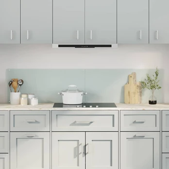 Virtuvės užpakalinė plokštė 2 pcs Balta 90 x 40 cm