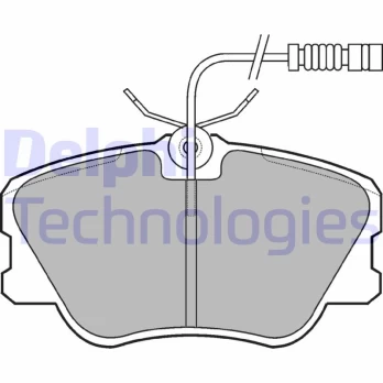 DELPHI LP0608 Brake pad set