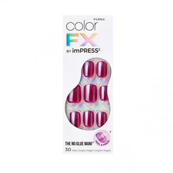 KISS - Glue-on nails ImPRESS Color FX - This City 30 pcs