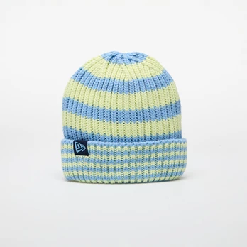 New Era Knit Medium Stripe Beanie Pastel Blue (60565458 Kitos kepurės)