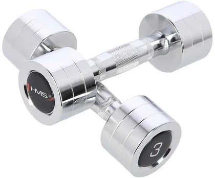 CHD03 CHROME Hanteliai (2 vnt.) HMS