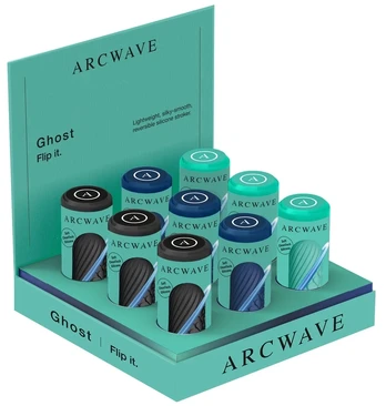 Arcwave Ghost Ekranas Set - CleanTech Silicone, Trio Color Edition, 9 pcs