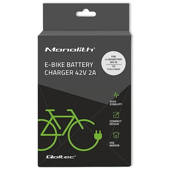 Įkroviklis elektriniam dviračiui Qoltec