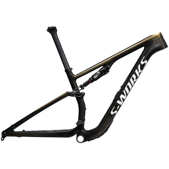 S-Works Epic 8 rėmas | Gloss Carbon Gold Pearl - Metallic White Silver, S