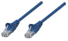 INTELLINET Patchkabel Cat6A CU S/FTP LSOH 0.25m blau