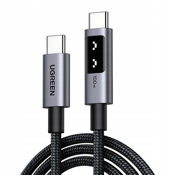 Ugreen USB-C–USB-C laidas su 100 W PD įkrovimu, 3 m