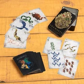 HOGWARTS PLAYING CARDS IN A TIN BLACK kaina