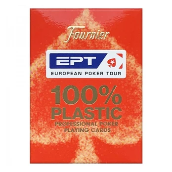 Fournier EPT Pokerio Kortos (Raudonos)