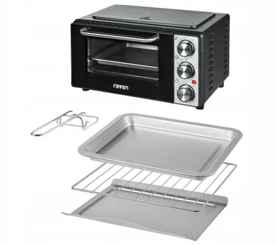 Mini orkaitė Raven EPI003X, 13 l, 1000 W