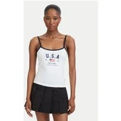 Guess Marškinėliai 183097 Balta Classic Fit