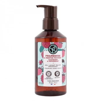 YVES ROCHER RASPBERRY & PEPPERMINT skystas rankų muilas, 190 ml