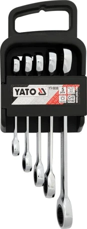 YATO RETCHET RING RING VERPNER RINKINYS 5 vnt. 5038 kaina