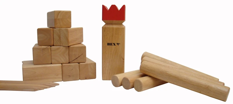 Lauko žaidimas Bex Kubb Pro, raudonas karalius
