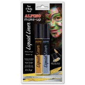 Veido dažai ALPINO Liquid liner gold+silver kaina