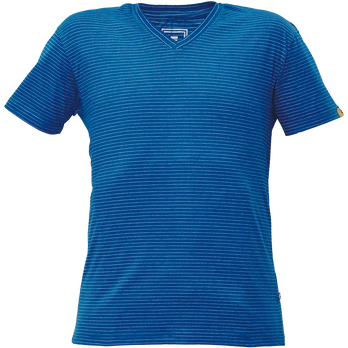 Marškinėliai vyrams Cerva Noyo ESD V, royal blue, L dydis