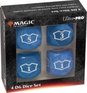 UP:Magic the Gathering - Blue Mana - 22 mm Deluxe Loyalty Dice Set kaina