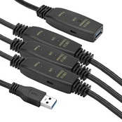 Kabelis ilgiklis USB 3.0 AF – AM, 30m kaina