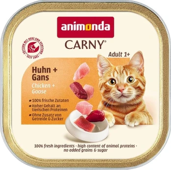 ANIMONDA CARNY karma dla kota kurczak,gęś 85g