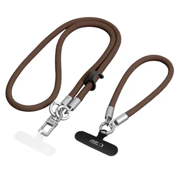 Rudas dirželis telefonui "Tech-Protect C10S Rope Crossbody & Wrist"