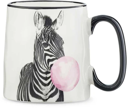 Zanzi Puodelis 400 ml zebra AMBITION
