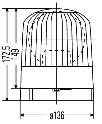 besisukantis švyturėlis HELLA 2RL007 552-001