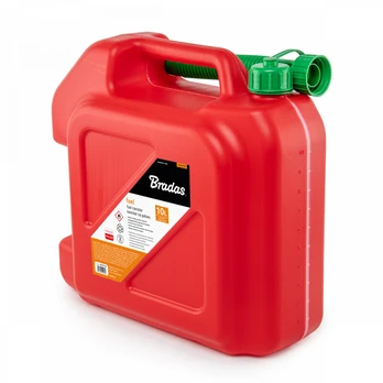 Kanistras Bradas, hdpe, 10 l, raudona