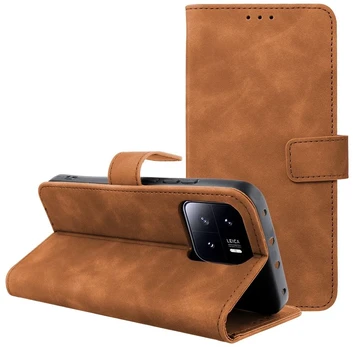 Dėklas knygutė iPhone 16 Pro - Ruda