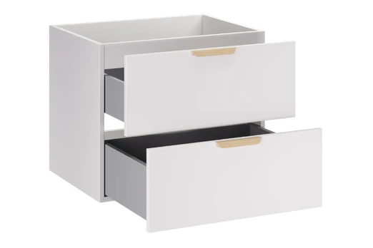 Pakabinama vonios spintelė po praustuvu Comad Aster White, 60 cm, balta