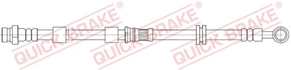 Stabdžių žarnelė QUICK BRAKE 58.891