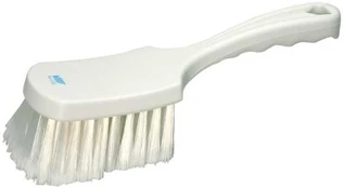Vikan Hand brush, Vikan, 27x7x8.5cm, baltas, polyester/PP/stainless steel, soft, slotted
