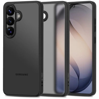 Matinis juodas dėklas Samsung Galaxy S26 Plus telefonui "Tech-Protect Magmat"