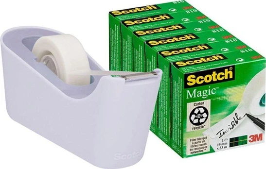 Scotch Office Tape Magic(C18-6L) matinis 6vnt.