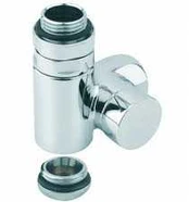 CORNER COMBI kampinis ventilis1/2`. baltas
