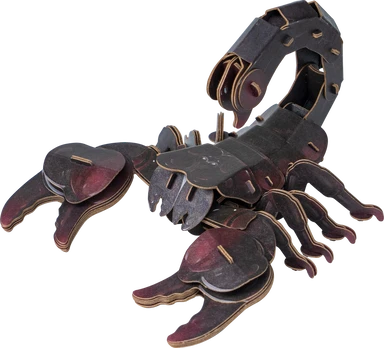 MAKEBUG 3D popierinė delionė Forest scorpion, MB-D-0053